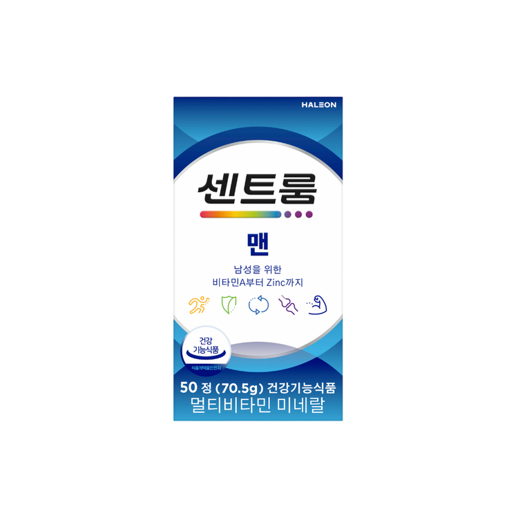 [센트룸] 맨 플러스 멀티비타민 미네랄 (50정/50일분) × 1개